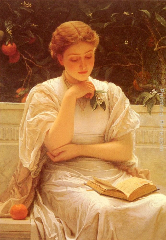 Charles Edward Perugini In The Orangery